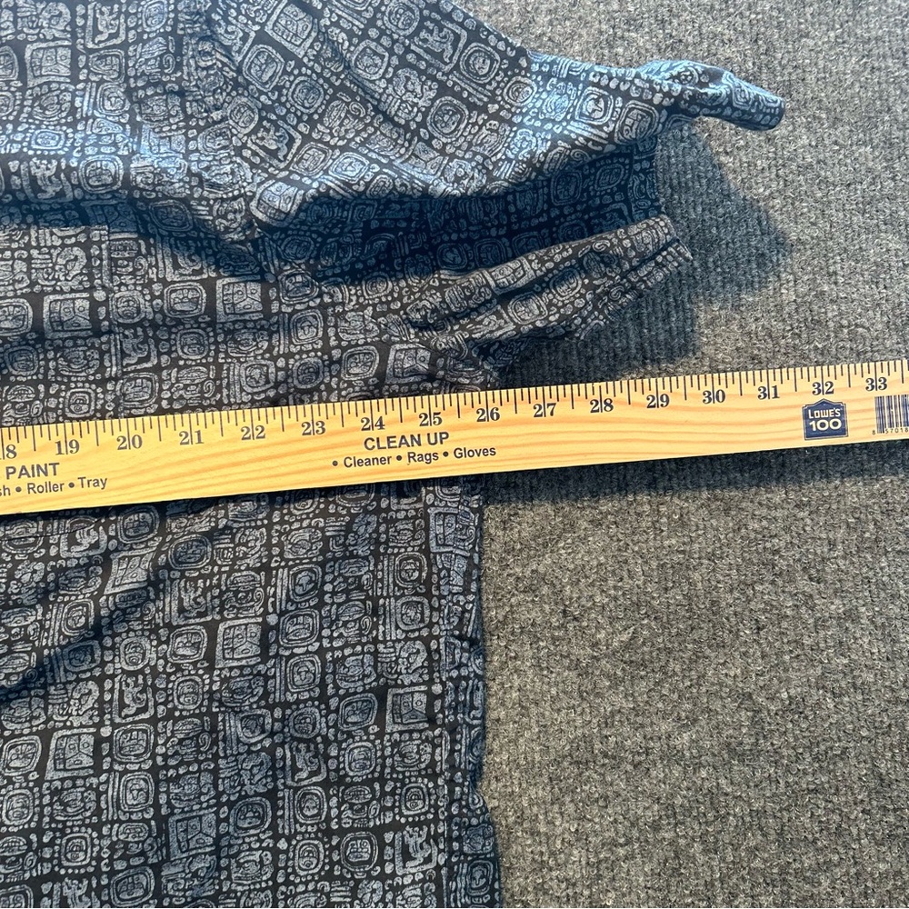 Very Cool Pattern Ll Bean Button Up Polo Shirt Xl… - image 4